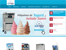 Tablet Screenshot of icetromexico.com